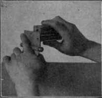Fig. 137. Setting Gage for Depth of Gain
