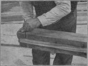Fig. 31. Marking Joists from Pattern