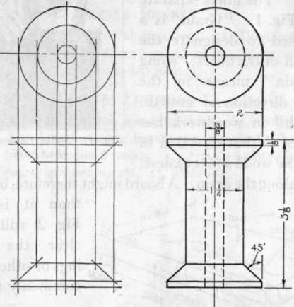 Fig. 5. Working Drawing of Wood Spool