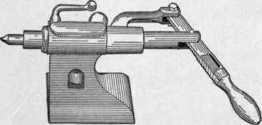 Fig. 110.  Lever Tail Stock for Hand Lathes, built by the F. R. Reed Company.