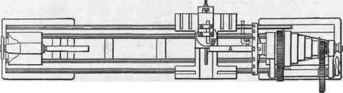 Fig. 204.   Plan of Lathe being Tested for Alignment of Head Stock