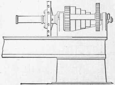 Fig. 205.   Test Piece for ascertaining if Head Stock Spindle is Parallel with the V's.