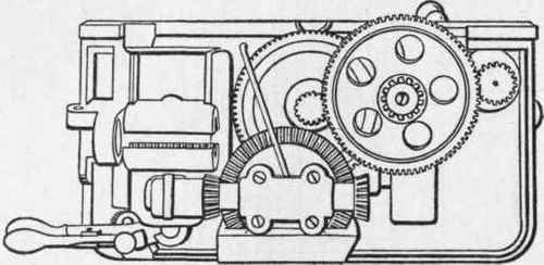 Fig. 243.   Apron of the 24 inch Le Blond Lathe.