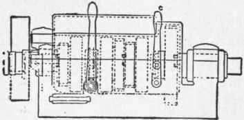 Fig. 266.   Front Elevation of Head Stock of Prentice High Speed Lathe.