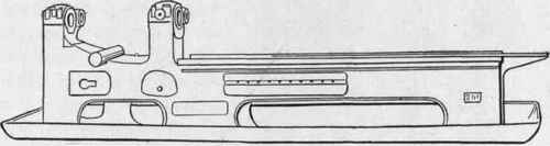 Fig. 291.   The Single Casting Combining the Bed, Head Stock and Pan of the