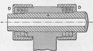 Fig. 76.   Rear Bearing for Small Lathe.