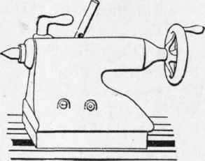 Fig. 99.   20 inch Lathe Tail Stock, built by the Hendey Machine Company.
