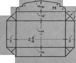 Development of pan and bracket to he cut from 26 gauge soft copper.