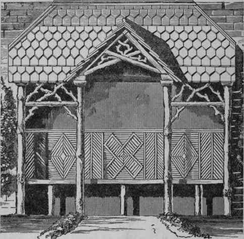 Fig. 158.   Lean to Summer house.