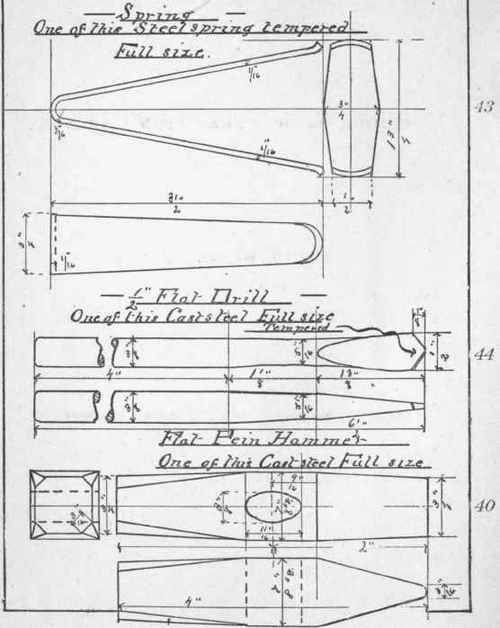 Model No 40 Flat Pein Hammer 202