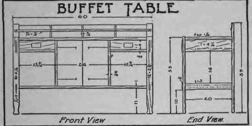 How To Make A Buffet Table 142