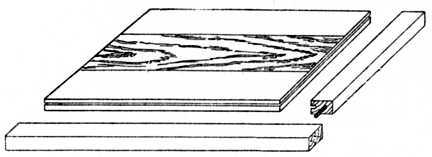 Fig. 109.   Framed Writing Table Top.