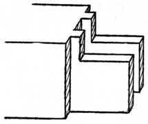 Fig. 168.   Twin Tenons for Thick Timber.