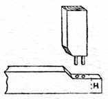 Fig. 206.   Dowelling for Moulded Frame.