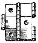 Fig. 230.   Reversible or Double folding Screen Hinge.