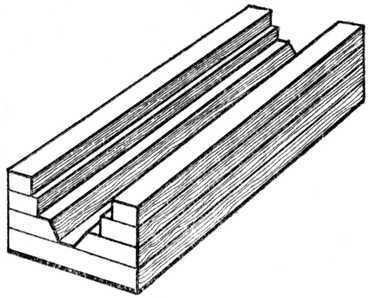 Fig. 342.   Half of Laminated Core Box.