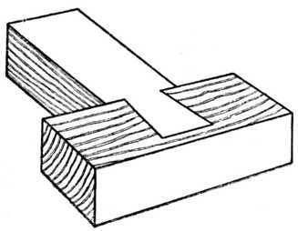Fig. 401.   Blind Dovetail Puzzle Joint  (see page 199).