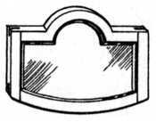 Fig. 75.   Mirror Frame with Bridle Joints.