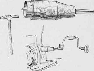 Method of sawing holes in metal