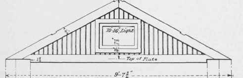 The front gable
