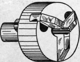 Fig. 324. Hollow Mill with Three Adjustable Blades
