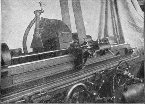 Fig. 329. Norton Grinder with 5i Inch Face Wheel for Grinding Ford