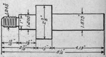 Fig. 355a. Diagram Showing Piece Producted by Turret Lathe, Fig. 355b