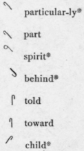 Half Length Logograms 190