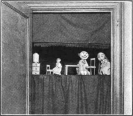 A Hand Puppet Stage Can Be Constructed In An Open Doorway