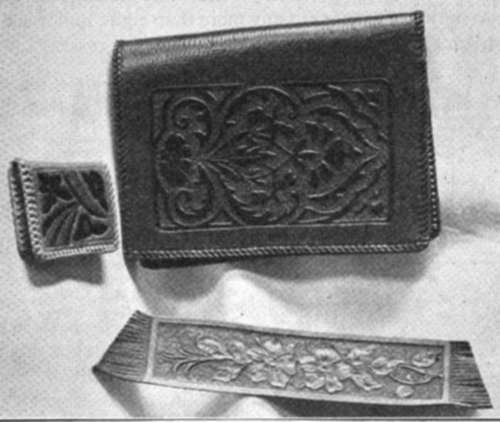 Some Tooled Leather Articles