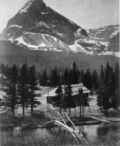 The Camp Nestles Beneath The Towering