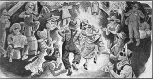 The Good Old Hallowe'En Barn Dance