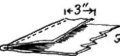 Fold The Cloth On Dotted Lines And Stitch