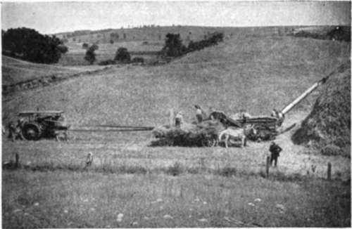 Northwestern Threshing Direct From Field