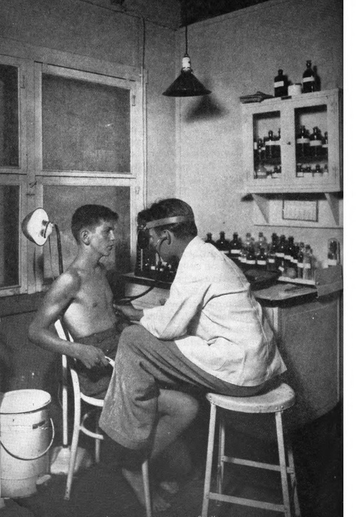 Scout Getting Medical Checkup