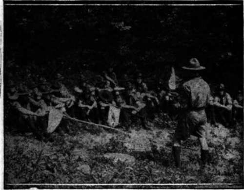 After a quick inspection the Patrols receive final instructions