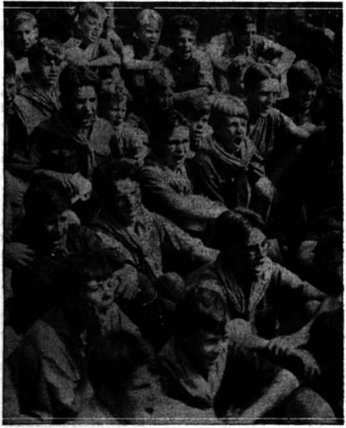 Singing builds group spirit and comradeship