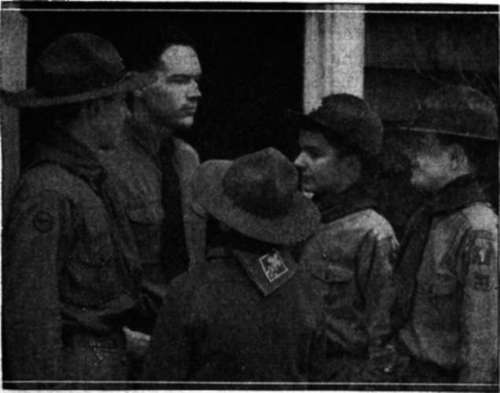 The Scoutmaster meets with his Patrol Leaders