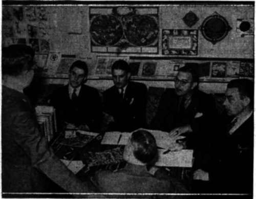 The Scoutmaster renders an interesting report to his friends
