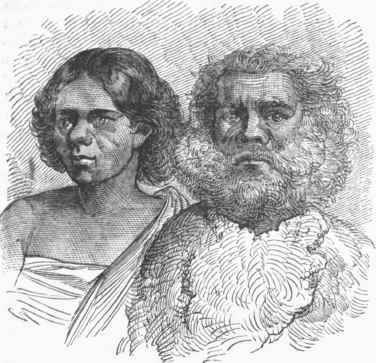Australian Man and Woman. (From Photographs.)