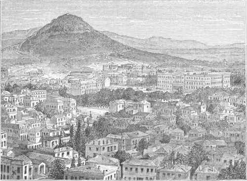General View of Modern Athens. (From a recent Photograph.)