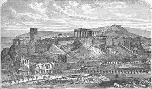 General View of the Acropolis at the Present Day
