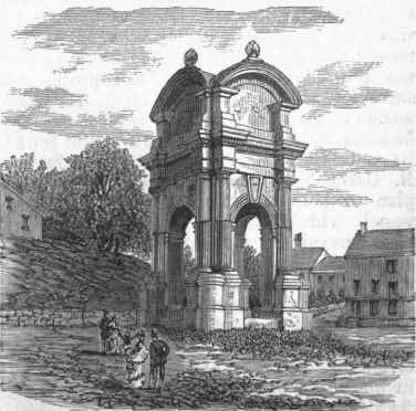 Canopy over Plymouth Rock.