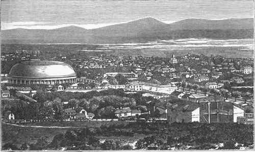 Salt Lake City, showing the Tahernacle.