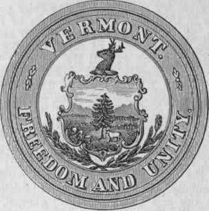 State Seal of Vermont.