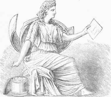 Clio, from an Antique Representation.