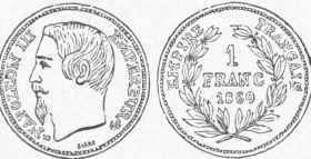 One Franc (Silver).