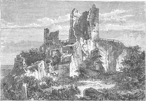 Ruins on the Drachenfels.
