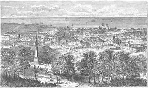 View of Dublin from Phoenix Park.