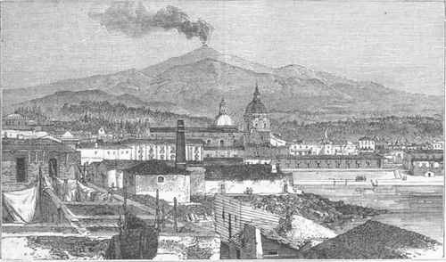 Mount Etna from Catania.